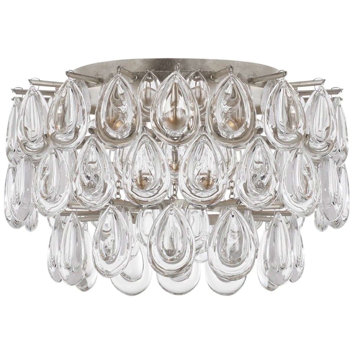 Liscia Small Flush Mount with Crystal