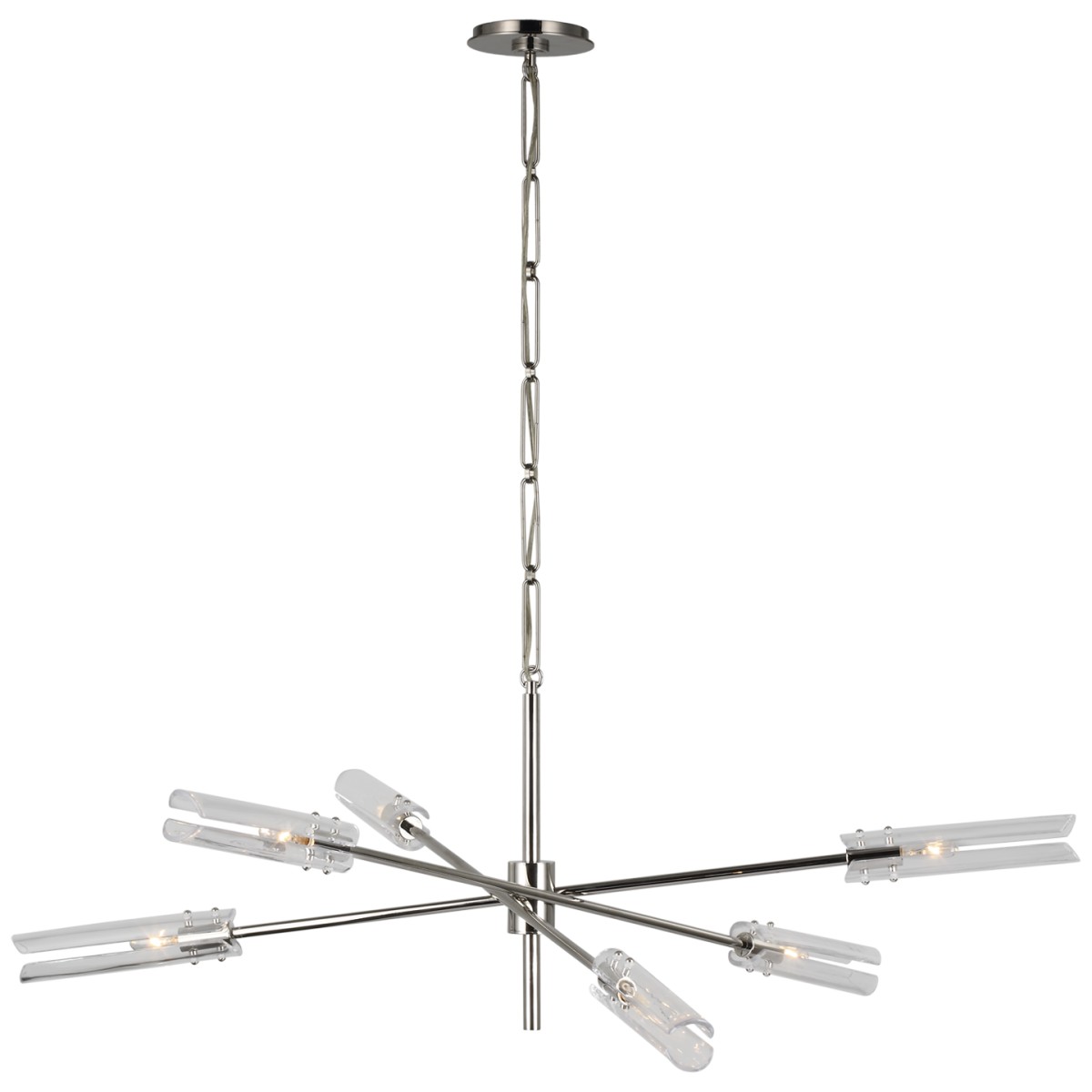 Casoria XL Radial Chandelier with Clear Glass | Highlight image