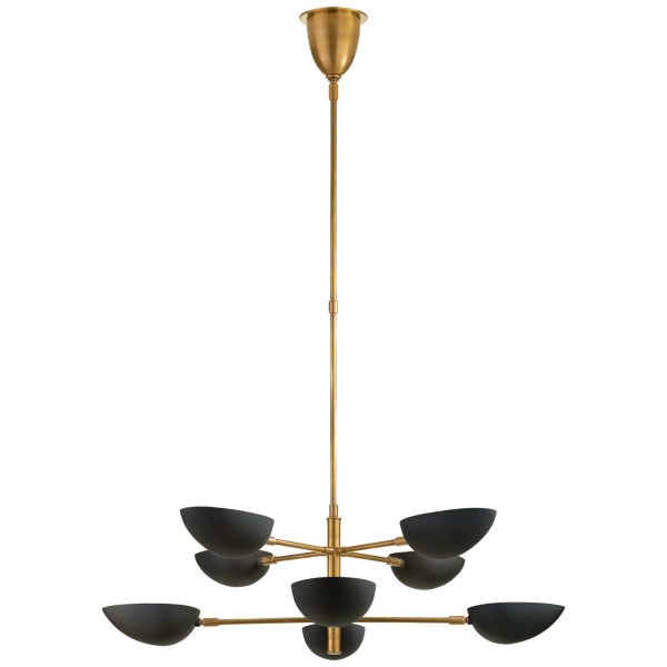 Clemente Double Sconce in Hand-Rubbed Antique Brass