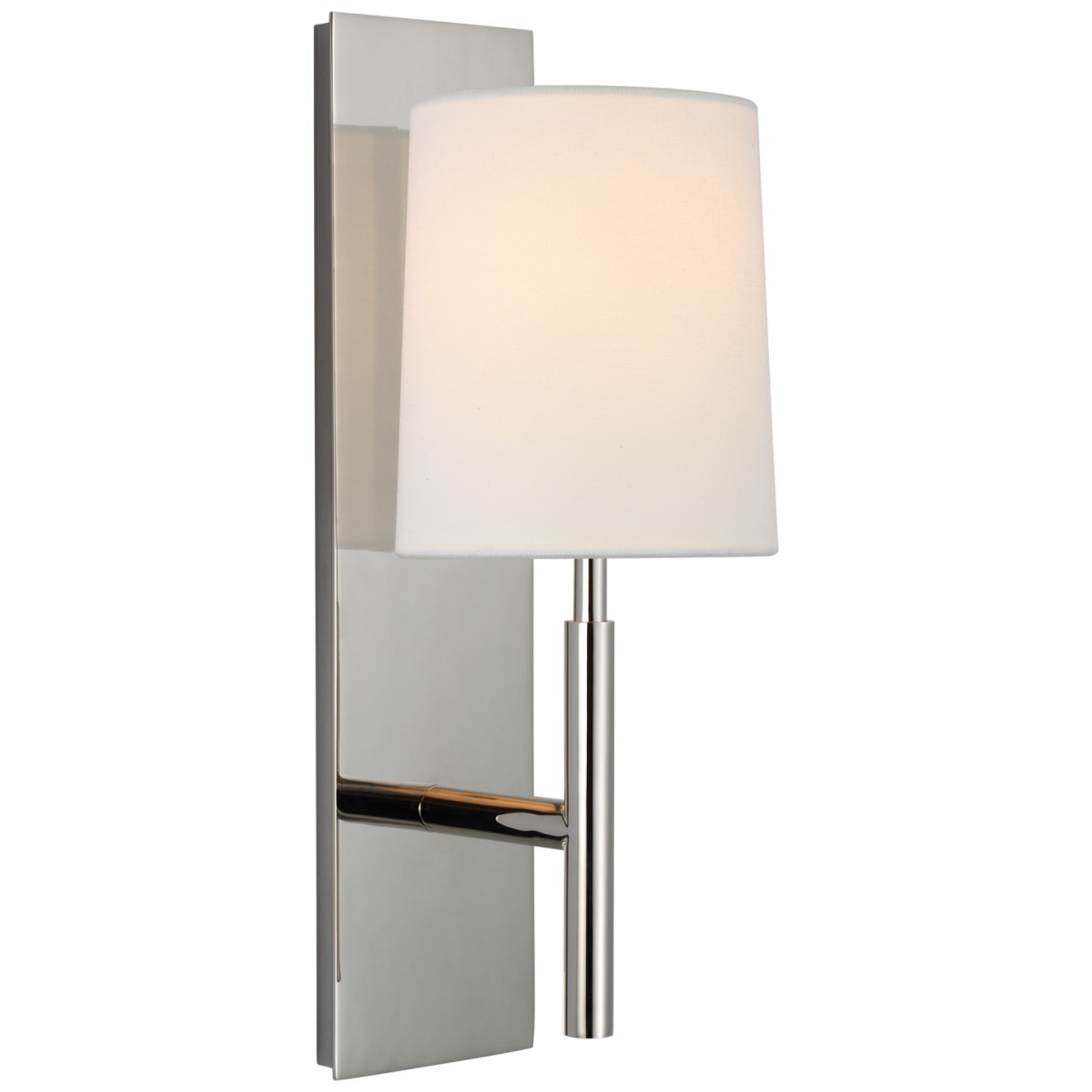 Clarion Medium Sconce with Linen Shade