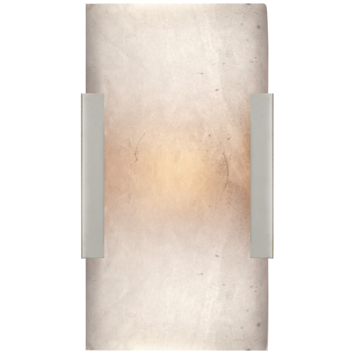 Covet Wide Clip Bath Sconce with  Alabaster