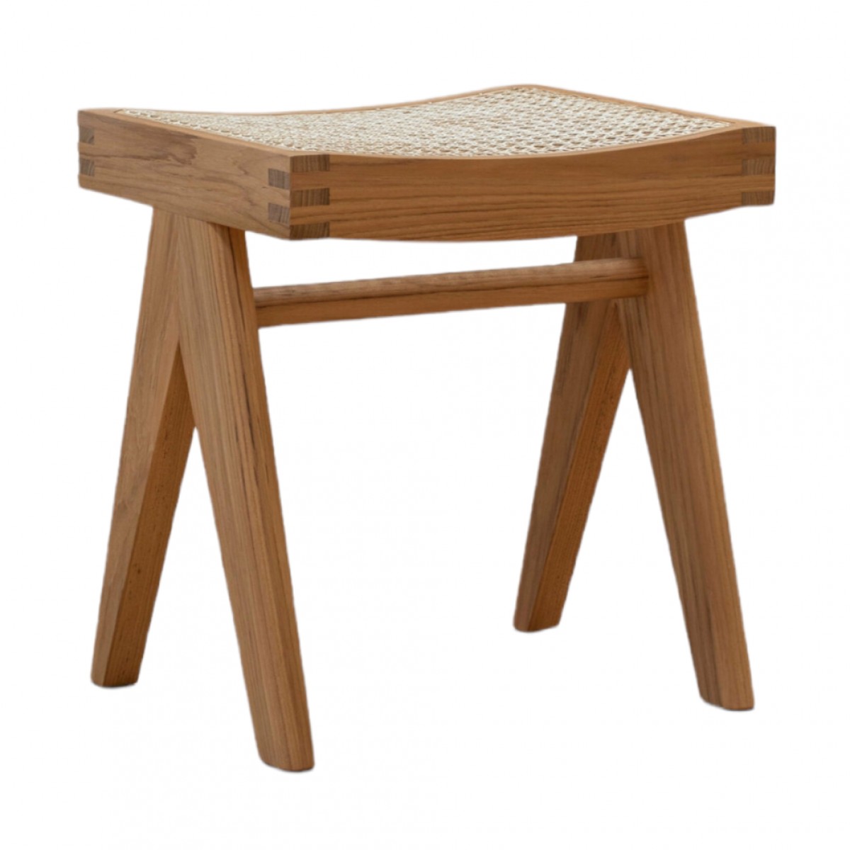 Low Cane Stool