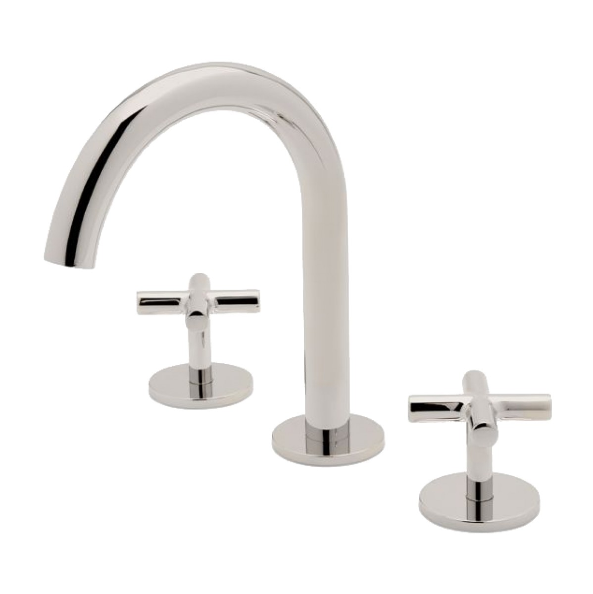 Flyte Gooseneck Lavatory Faucet with Cross Handles