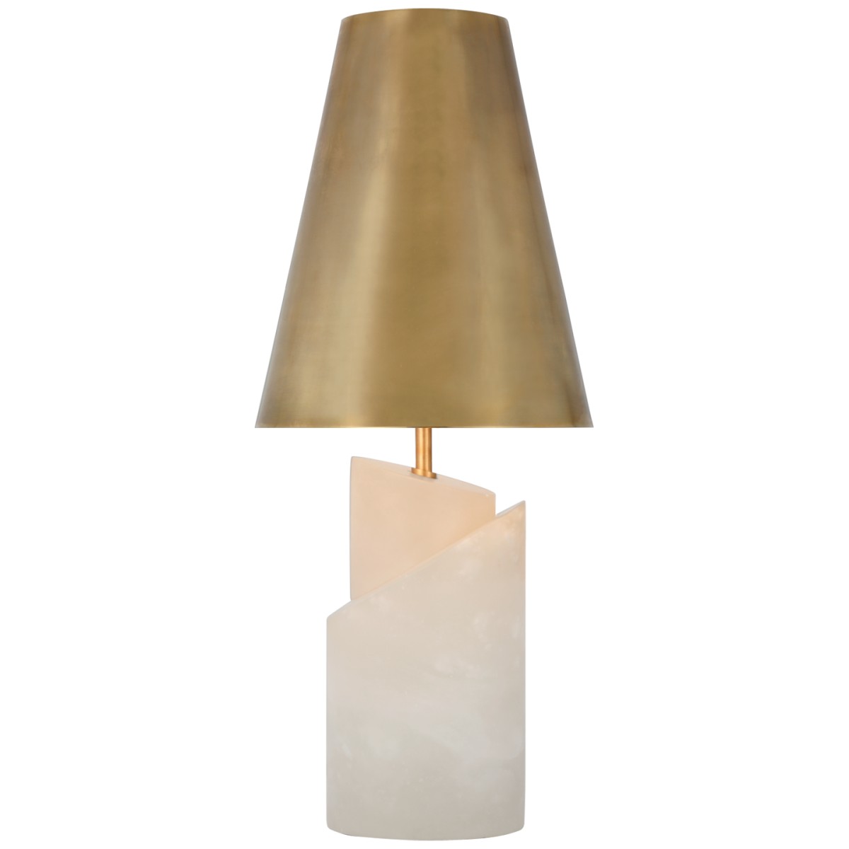 Topanga Medium Table Lamp  with Antique-Burnished Brass Shade