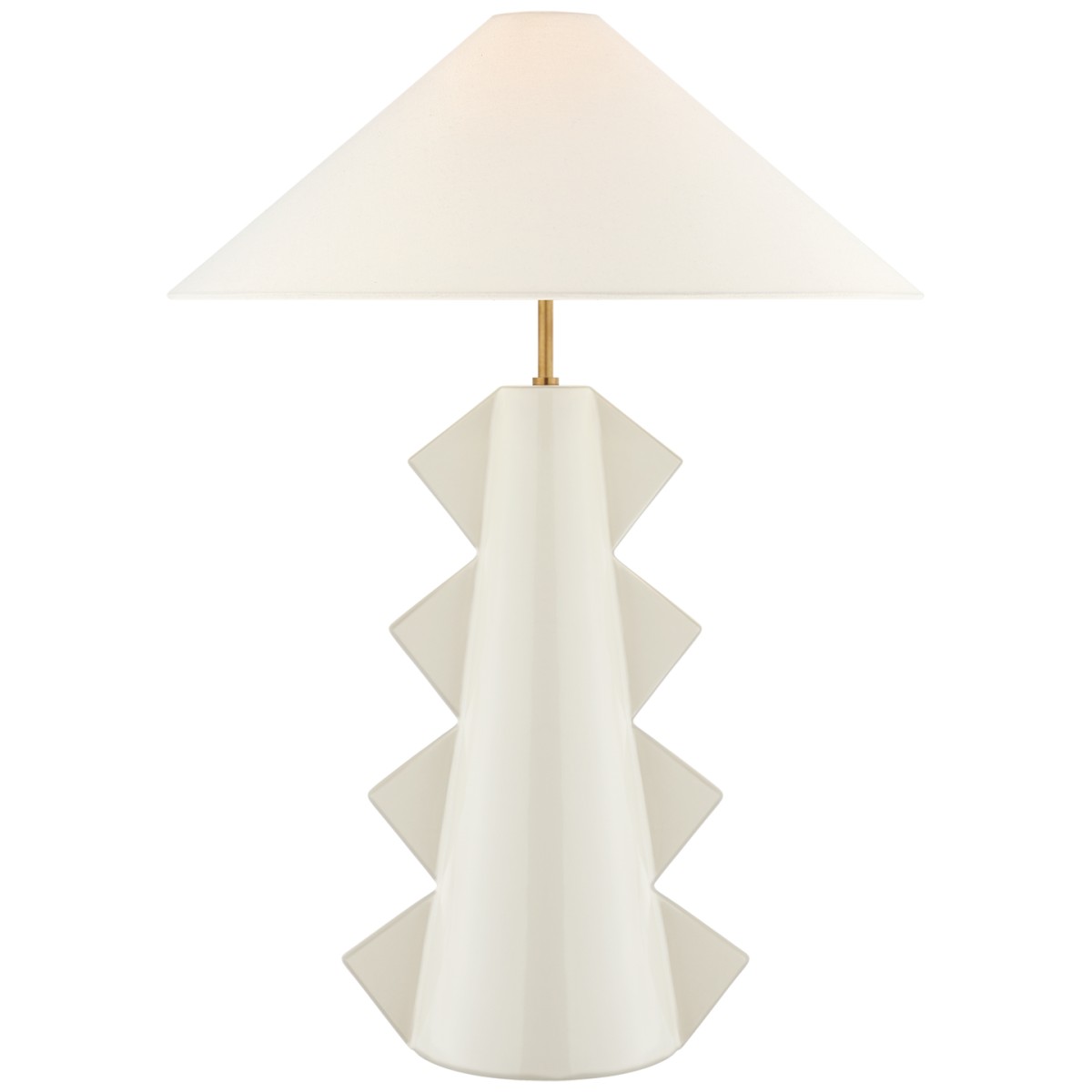 Senso Large Table Lamp with Linen Shade | Highlight image