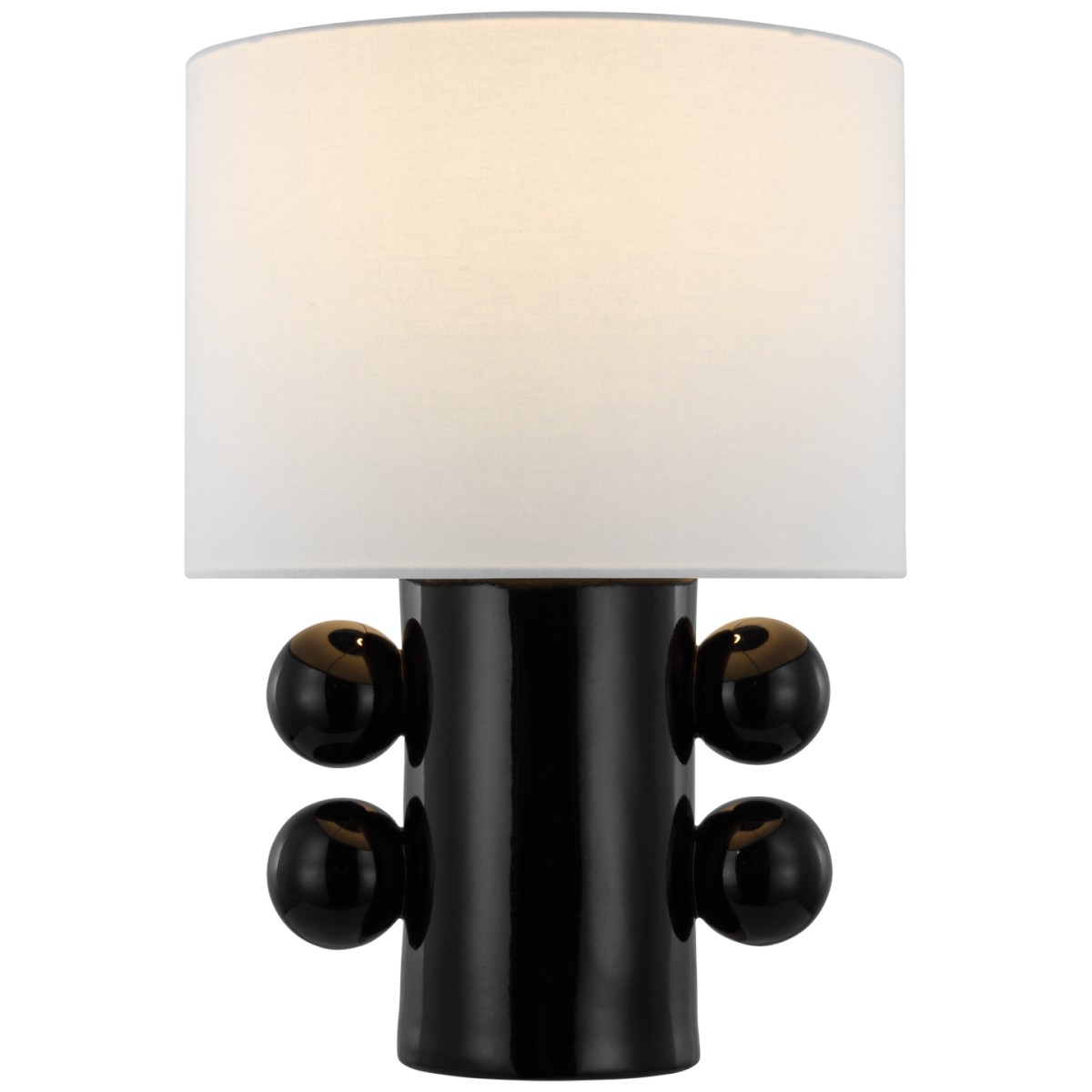 Tiglia Low Table Lamp with Linen Shade