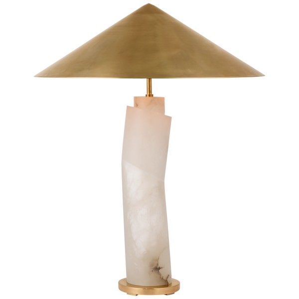 Miramar Table Lamp with Antique-Burnished Brass Shade