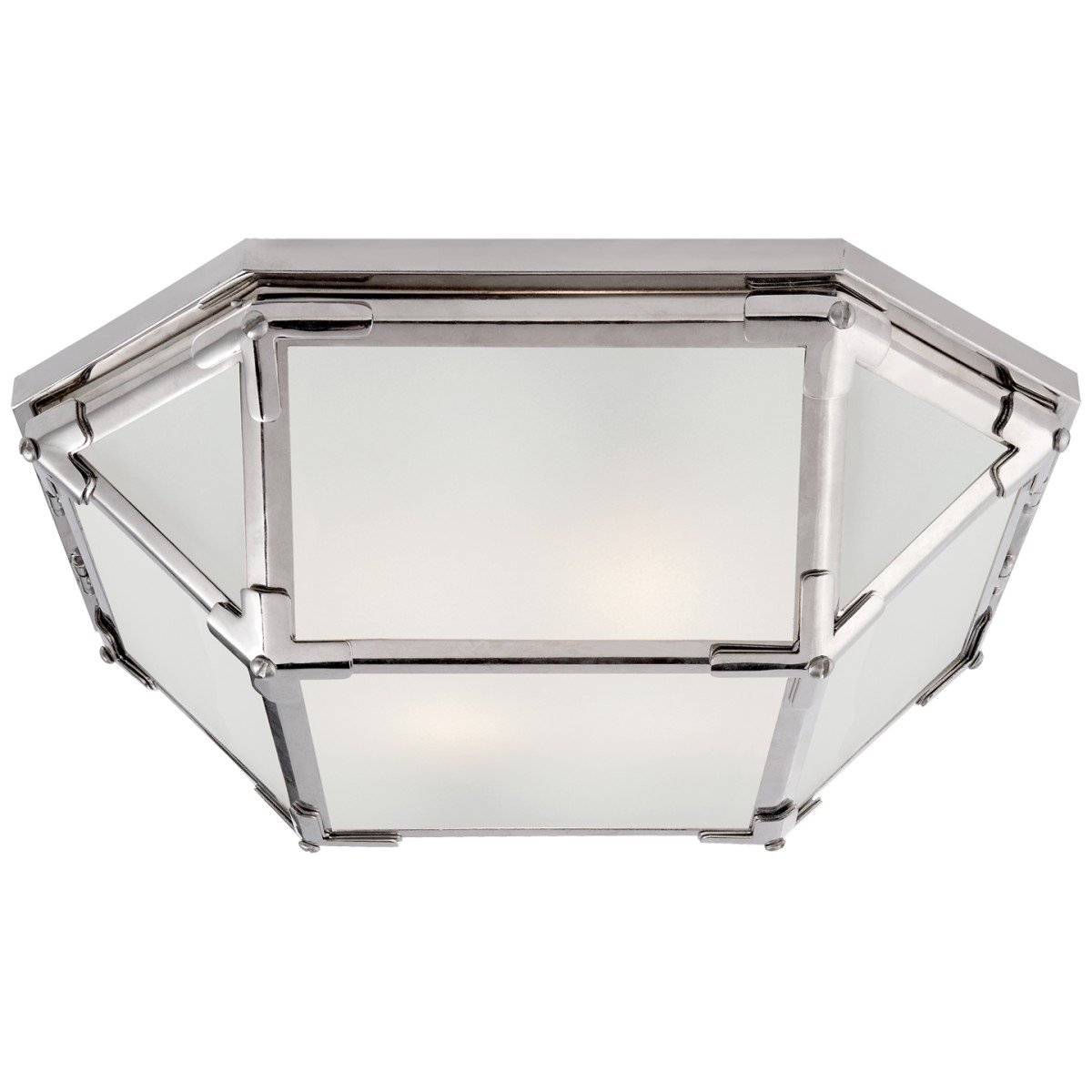 Morris Flush Mount with Frosted Glass