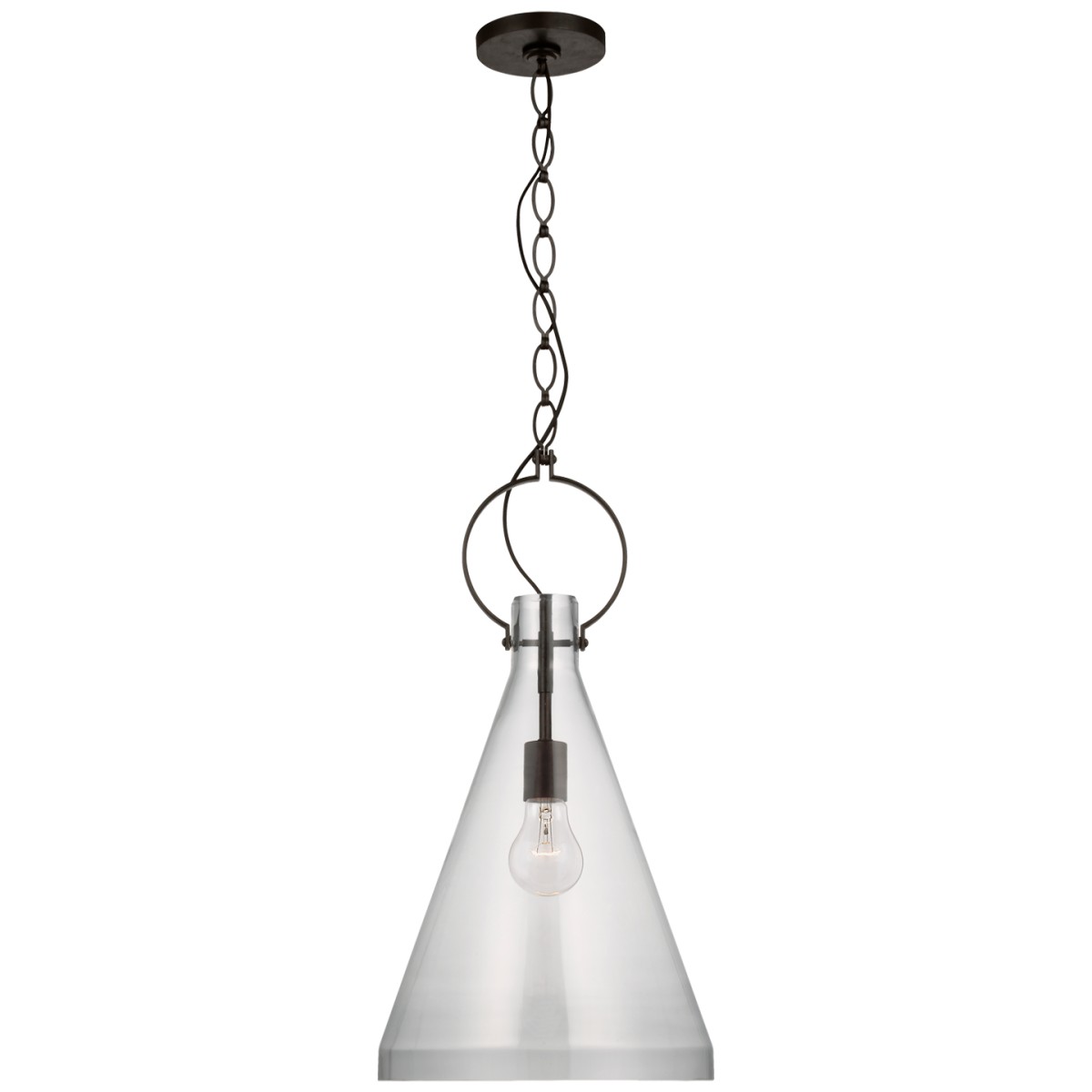 Limoges Tall Pendant in Natural Rust | Highlight image
