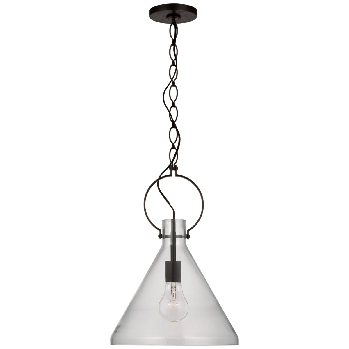 Limoges Medium Pendant in Natural Rust | Highlight image