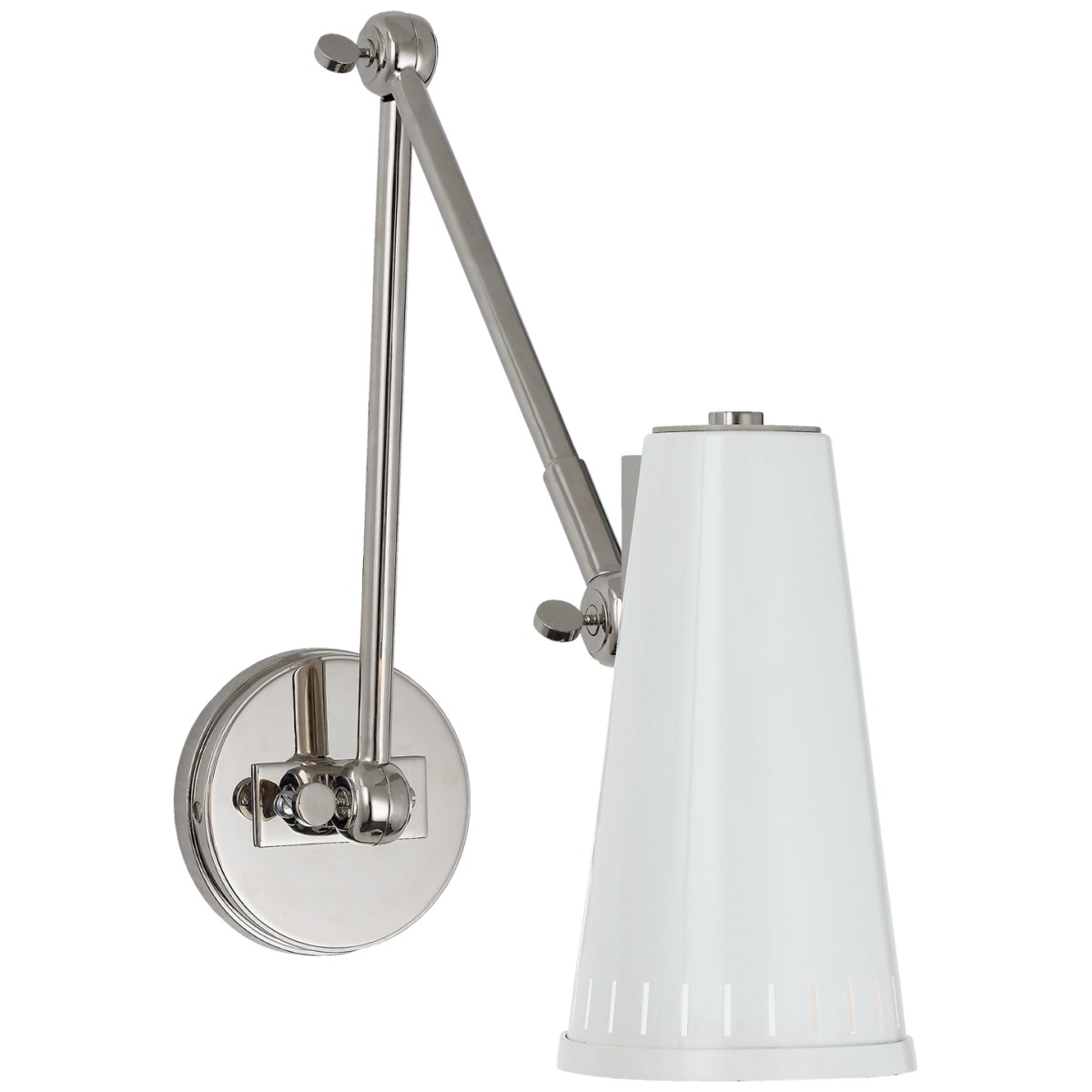 Antonio Adjustable Two Arm Wall Lamp