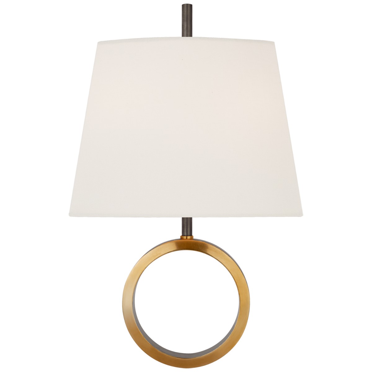 Simone Small Sconce with Linen Shade