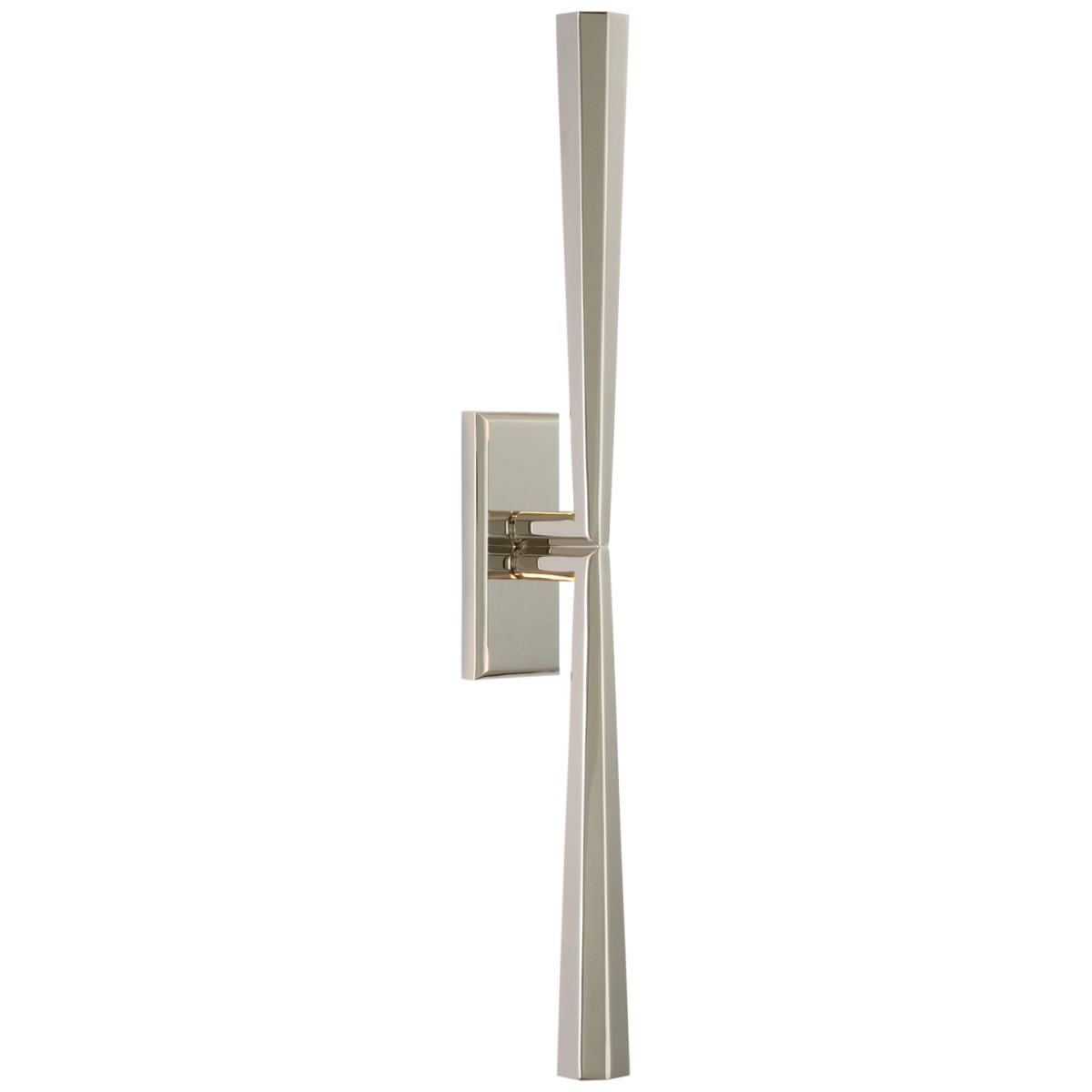 Galahad Linear Sconce with White Glass