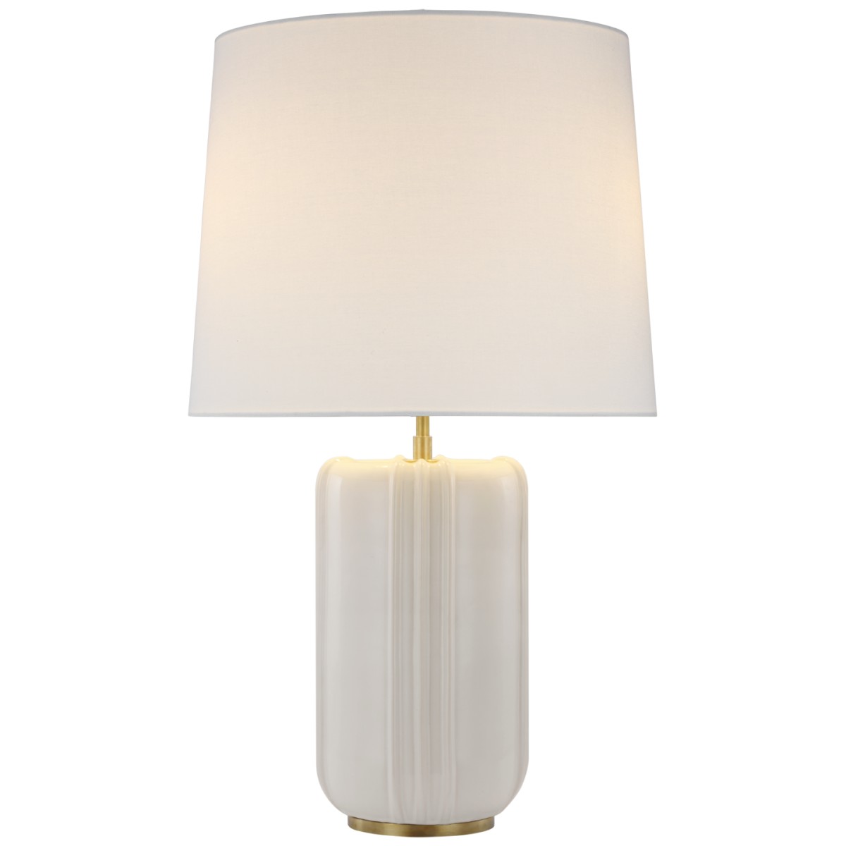 Minx Large Table Lamp with Linen Shade | Highlight image