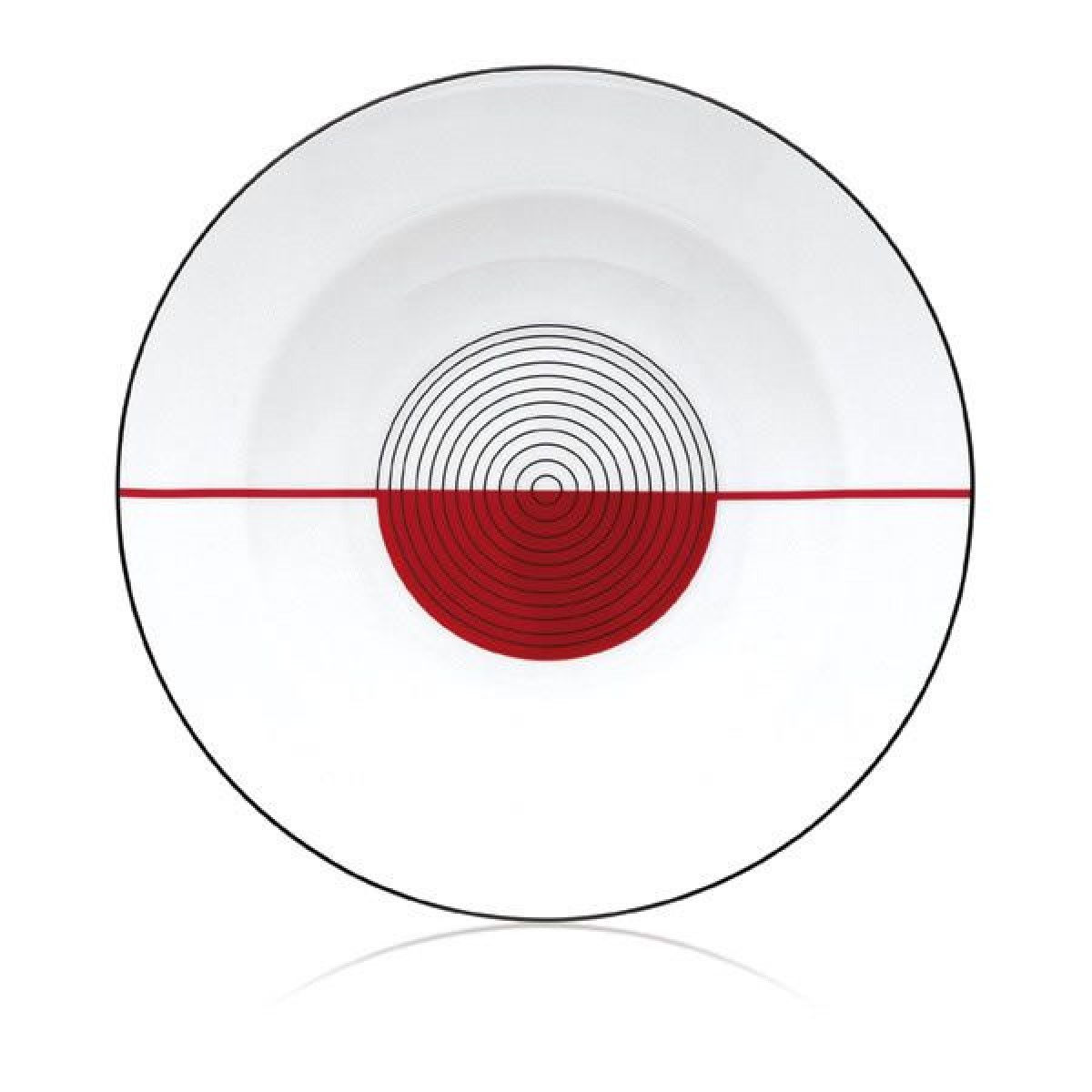 Initiales Cercles Rimmed Soup Plate