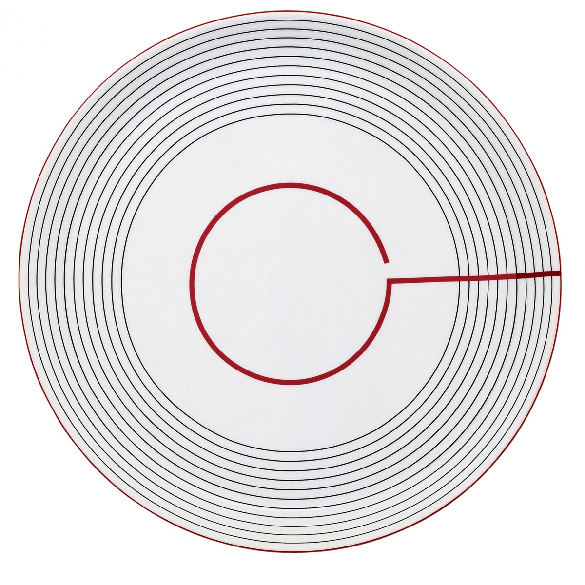 Initiales Rayons Round Cake Plate