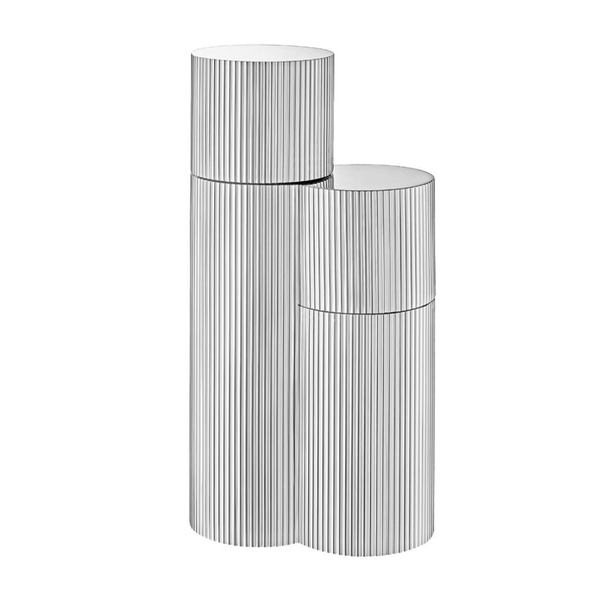 Granville Pair of Pepper/Salt Mills (Metal and Metal)