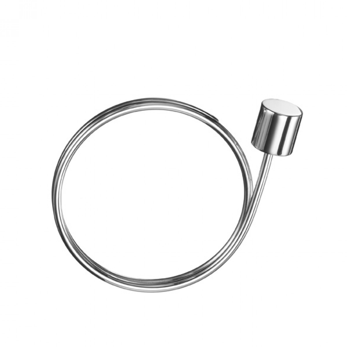 Argent De Poche Cylinder Key Ring