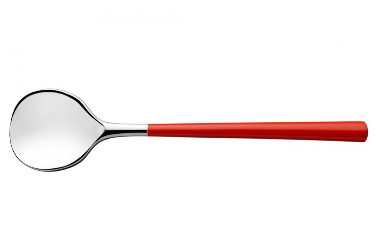 Argent Gourmand Ice Cream Spoon with Red Lacquered Handle | Highlight image