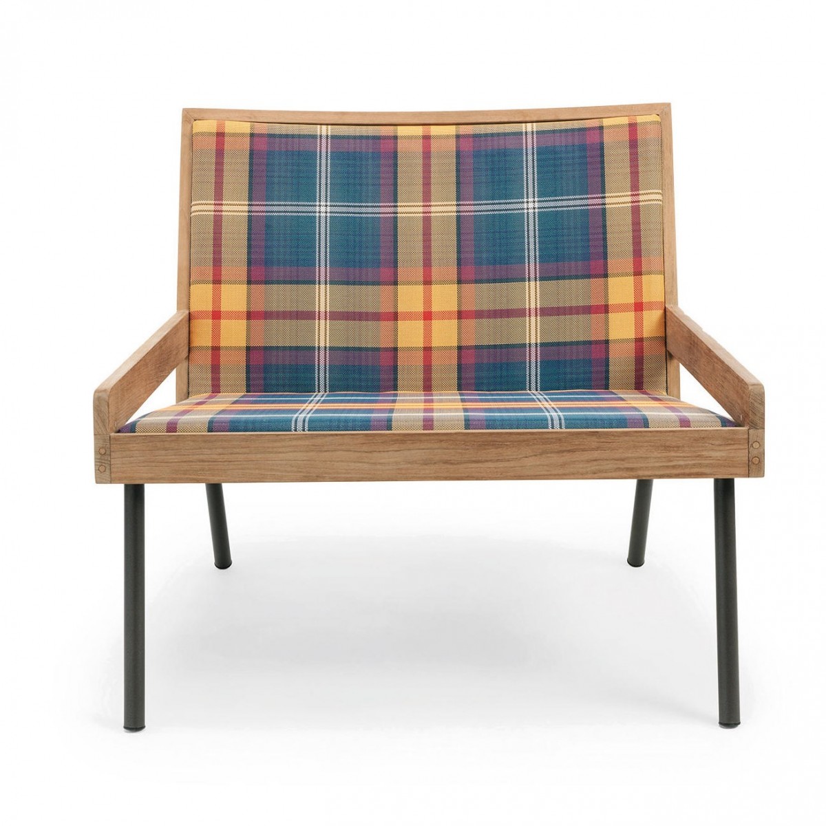 Allaperto Mountain Tartan Lounge Armchair without Cushion