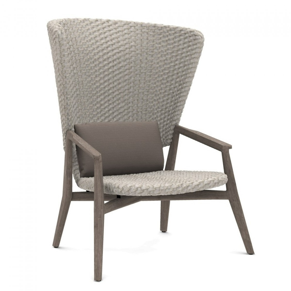 Knit Lounge High Back Armchair