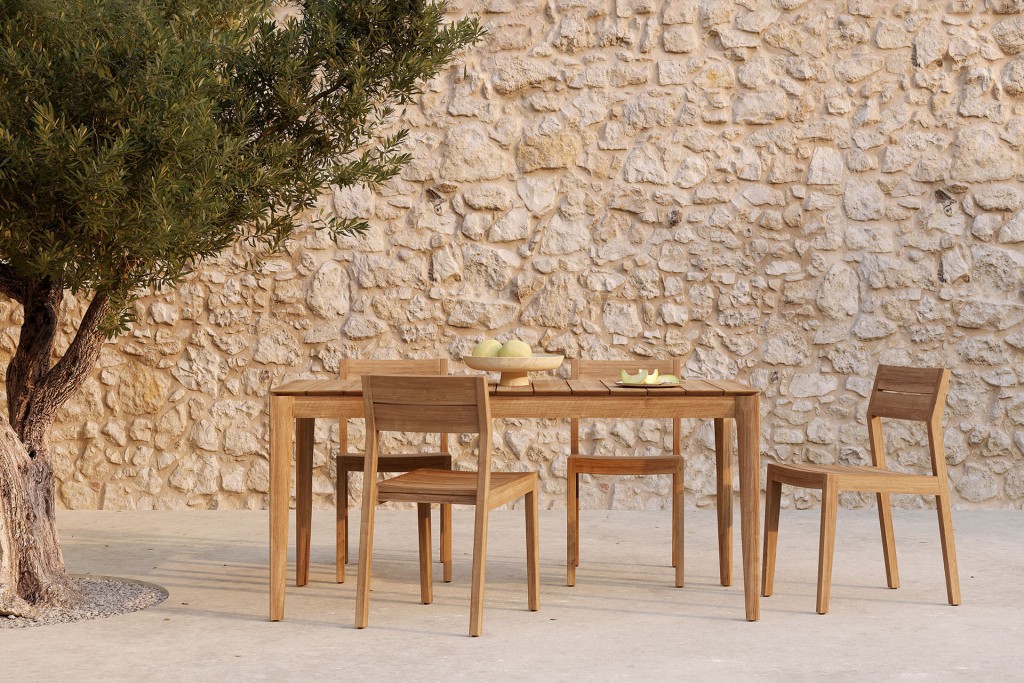 Teak Bok Outdoor Dining Table | Highlight image 1