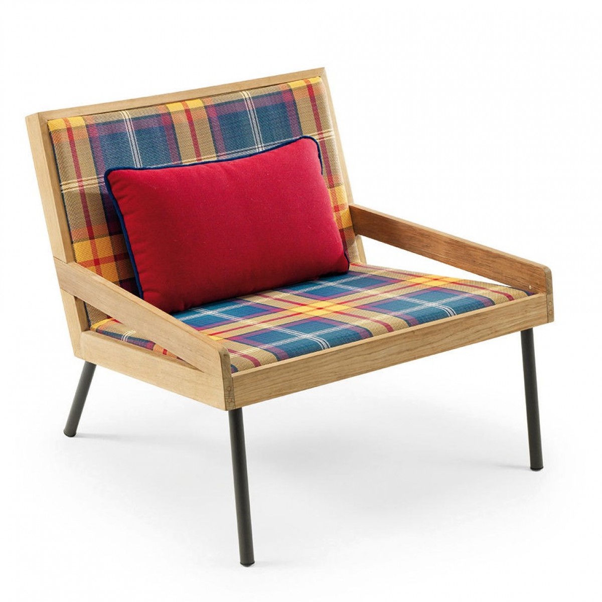 Allaperto Mountain Tartan Lounge Armchair