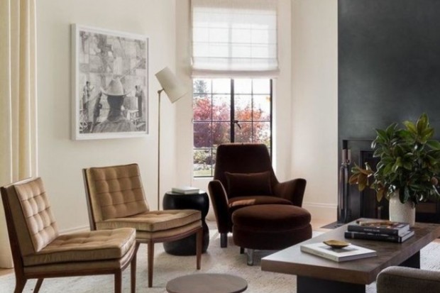 Arpont Floor Lamp with Parchment Stitched Shade | Highlight image 3