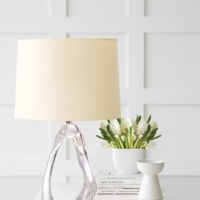 Cannes Table Lamp with Linen Shade | Highlight image 2