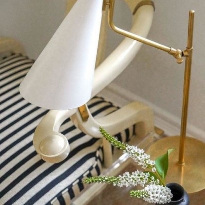 Clemente Table Lamp in Hand-Rubbed Antique Brass | Highlight image 2