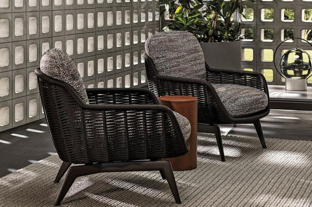 Belt Cord Outdoor Armchair | Highlight image 3