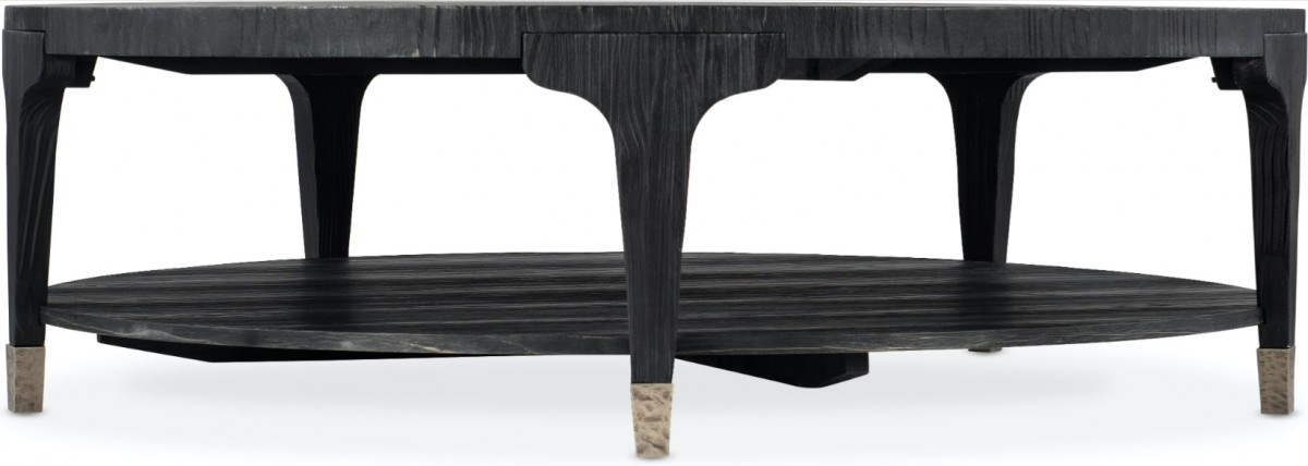 Chapman Shou Sugi Ban Round Cocktail Table