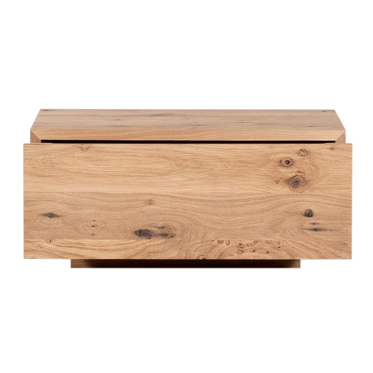 Oak Madra Bedside Table - 1 Drawer