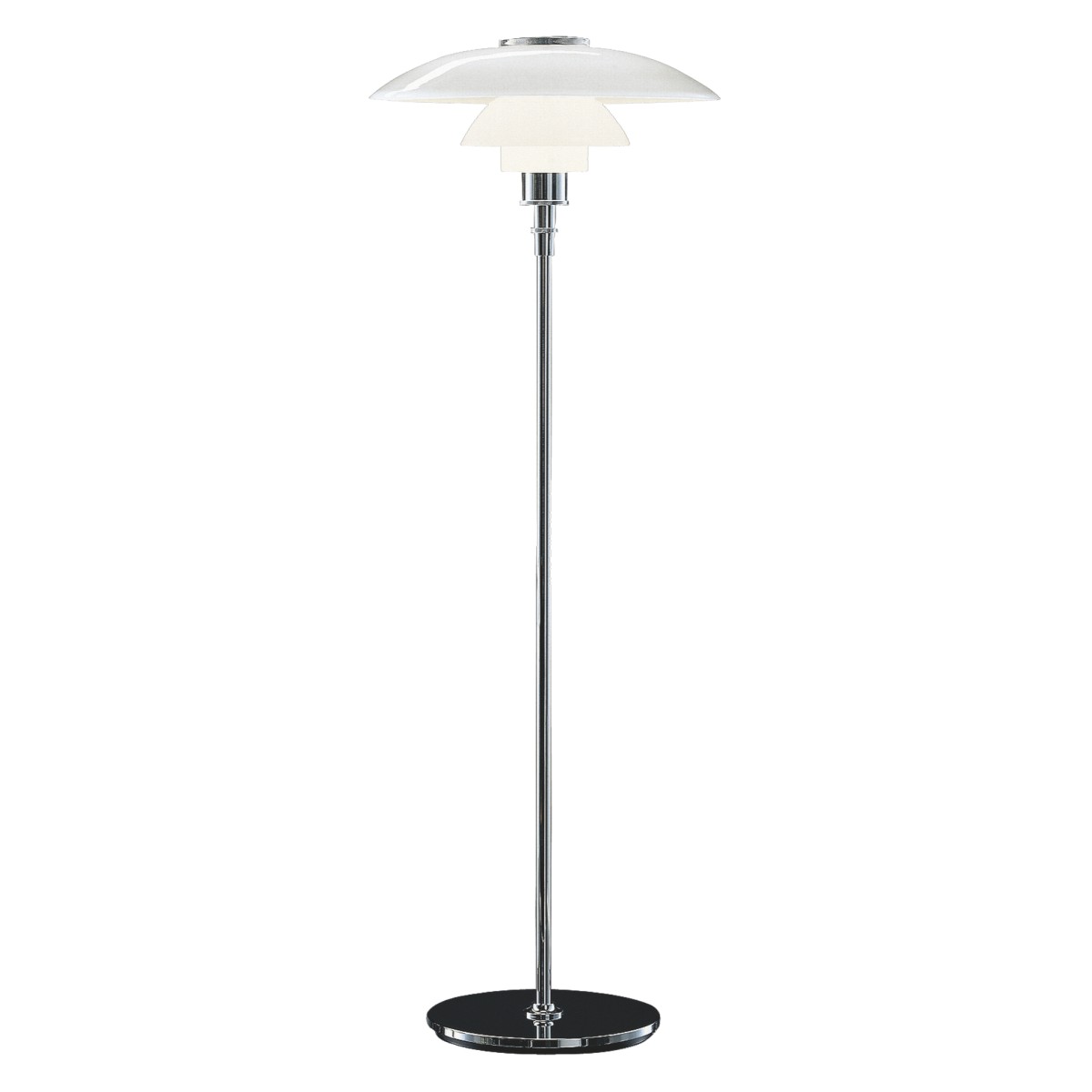 PH 4 1/2-3 1/2 Glass Floor Lamp