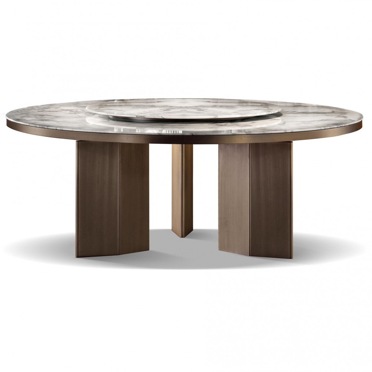 Morgan Marble Table - Lazy Susan Version