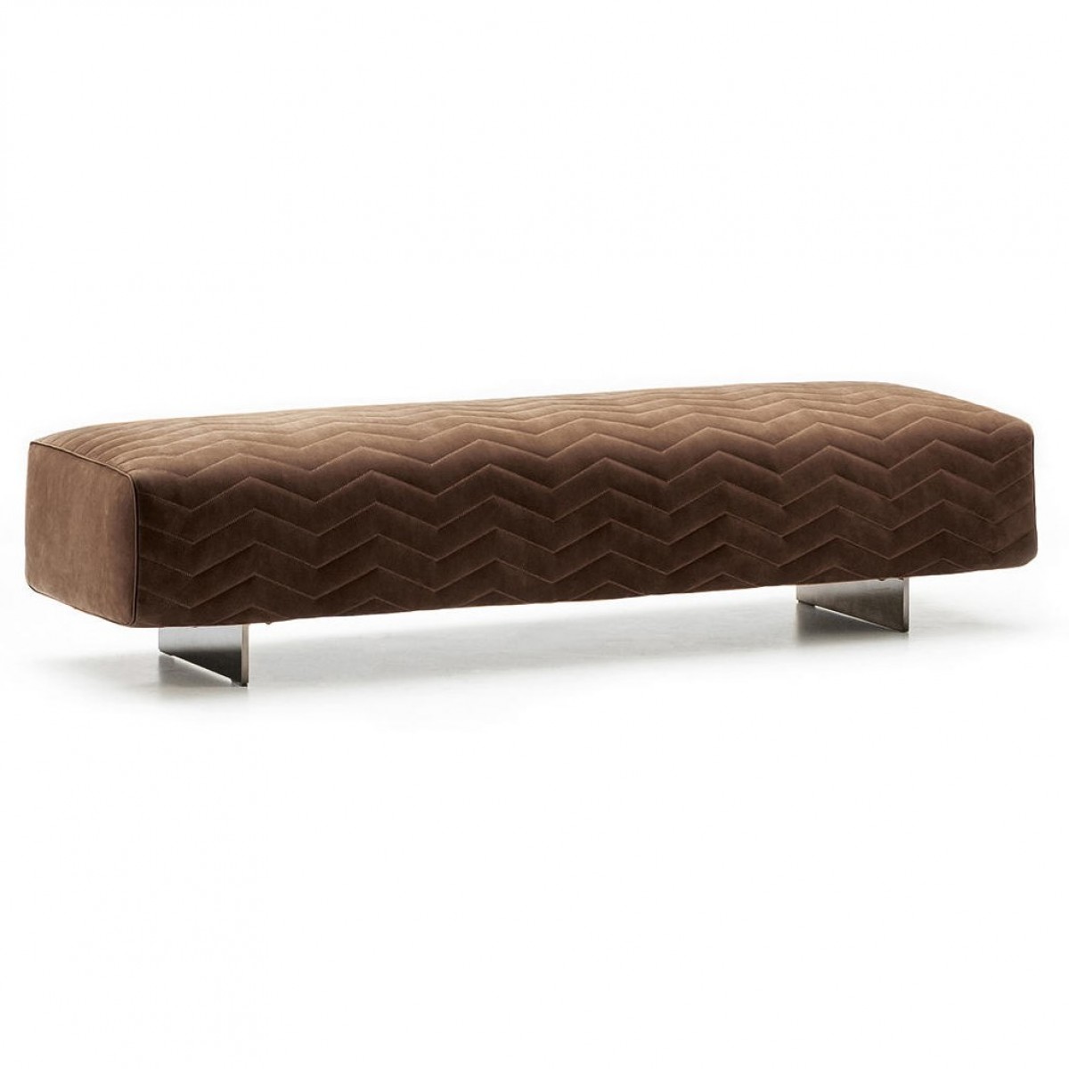 Quincy Chevron Ottoman (Rectangle)