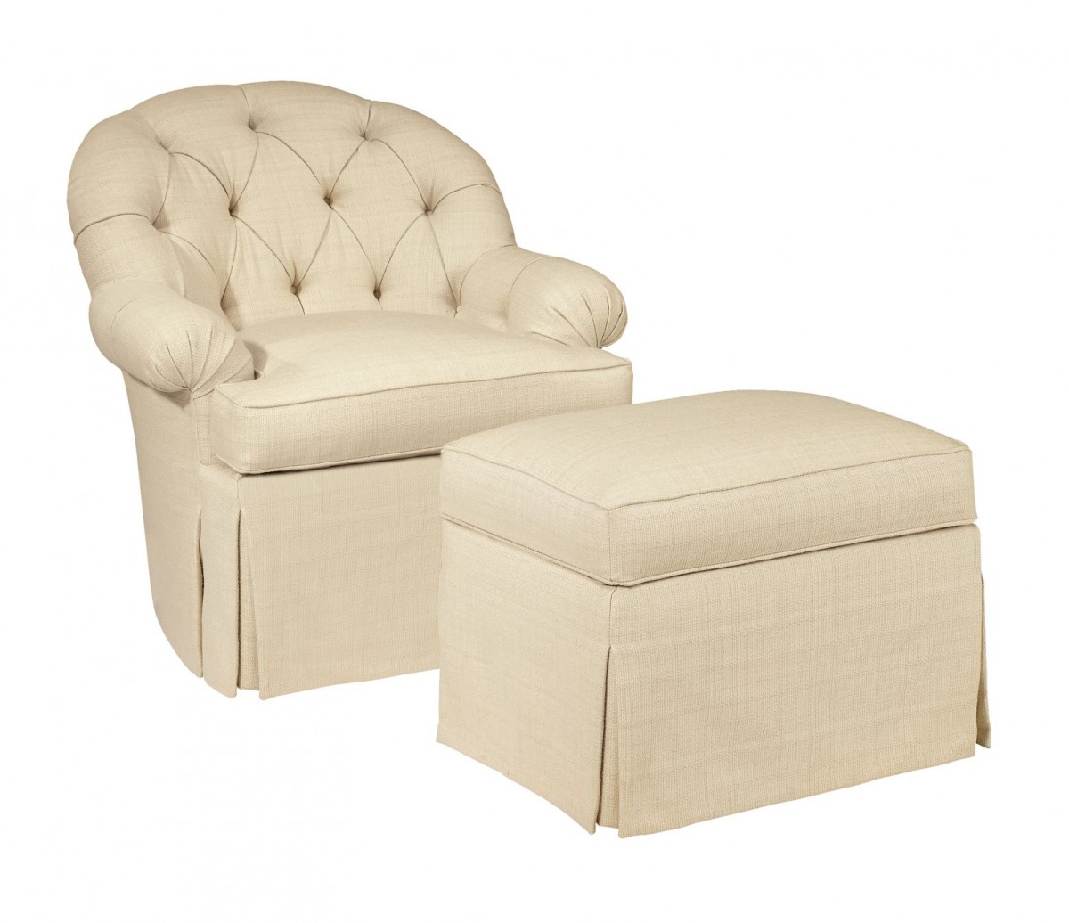 Holly Skirted Lounge Chair | Highlight image
