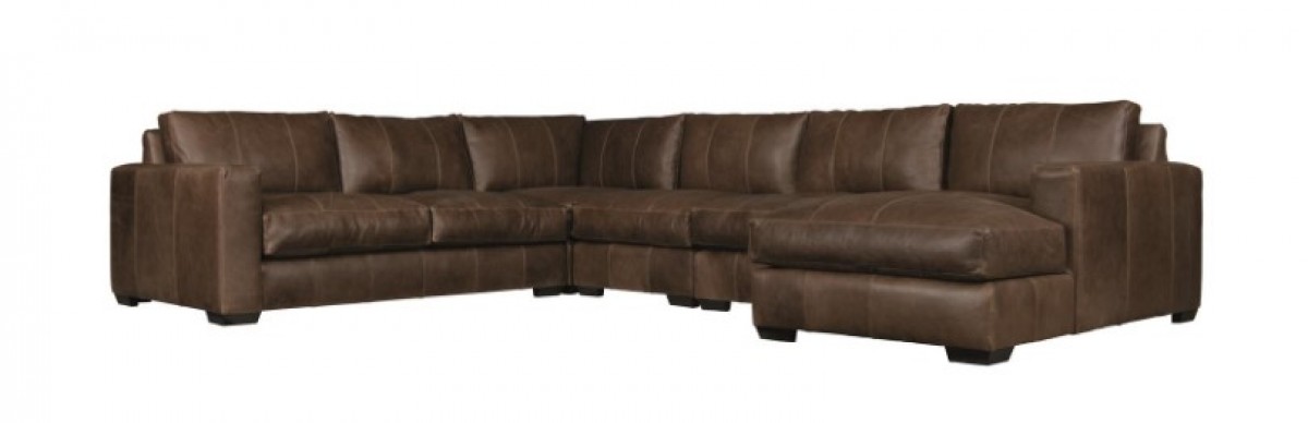 Dawkins Sectional: 2 Armless Chairs, Corner Chair, Left Arm Loveseat, Right Arm Chaise, and Ottoman | Highlight image
