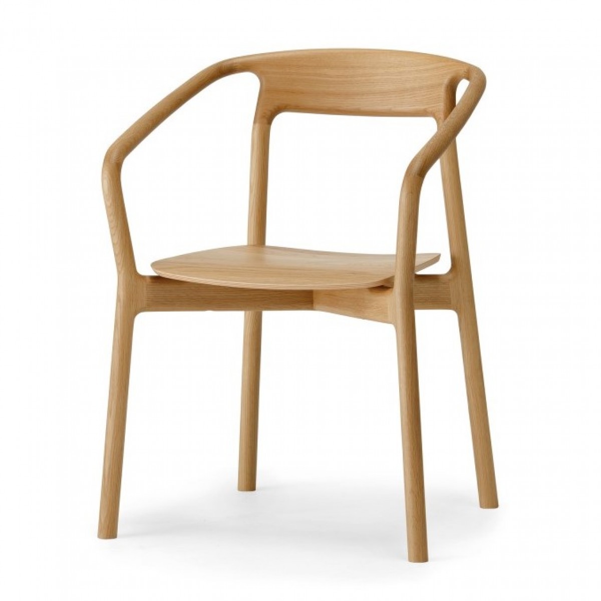 Korento Dining Armchair (Wooden Seat)