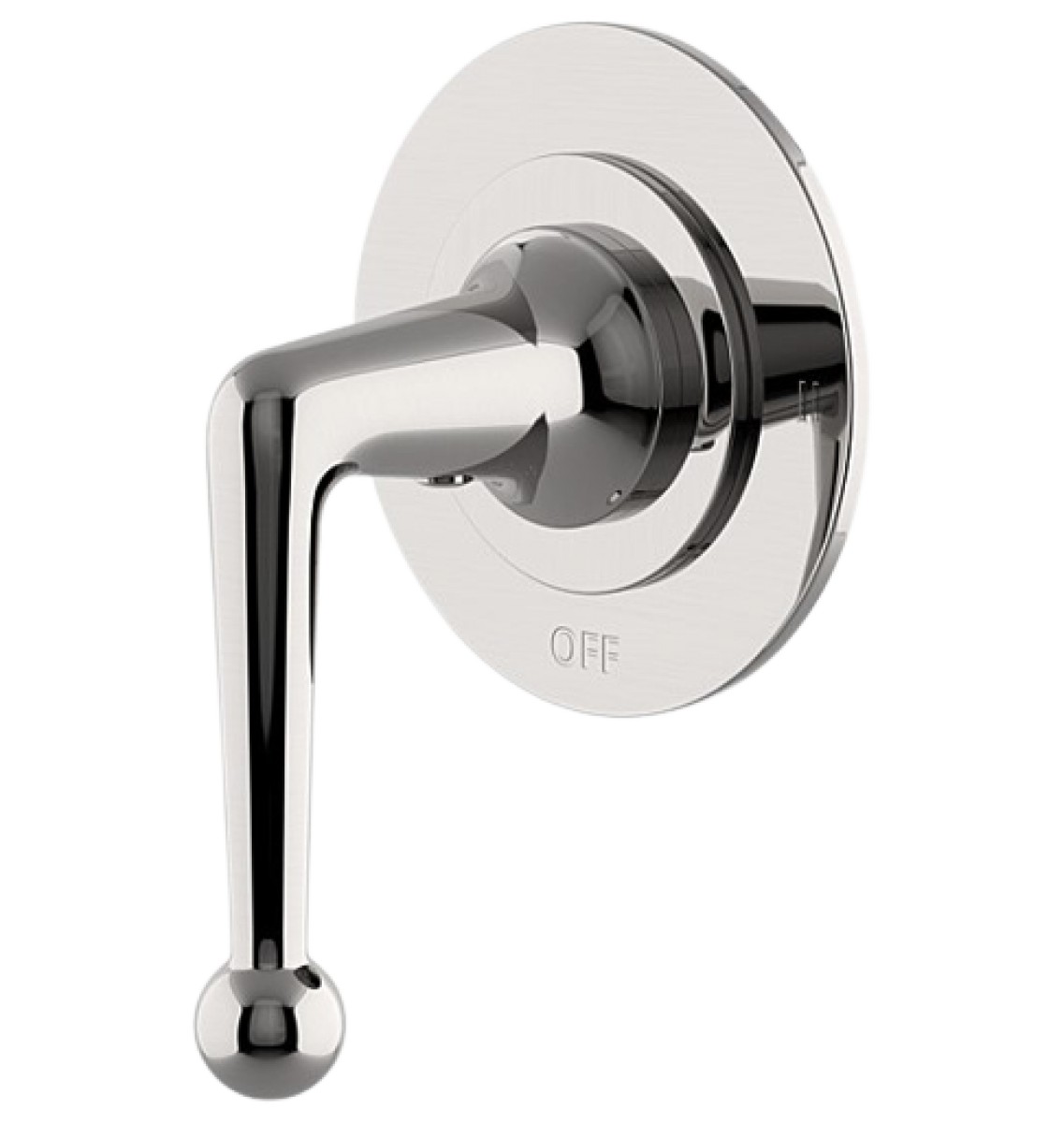 Dash Two Way Thermostatic Diverter Valve Trim with Roman Numerals and Metal Lever Handle