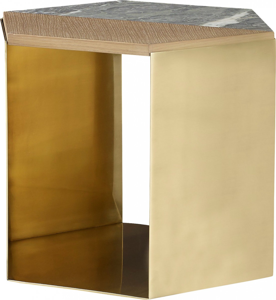 Roma Nesting Table (Polished Brass Panels)