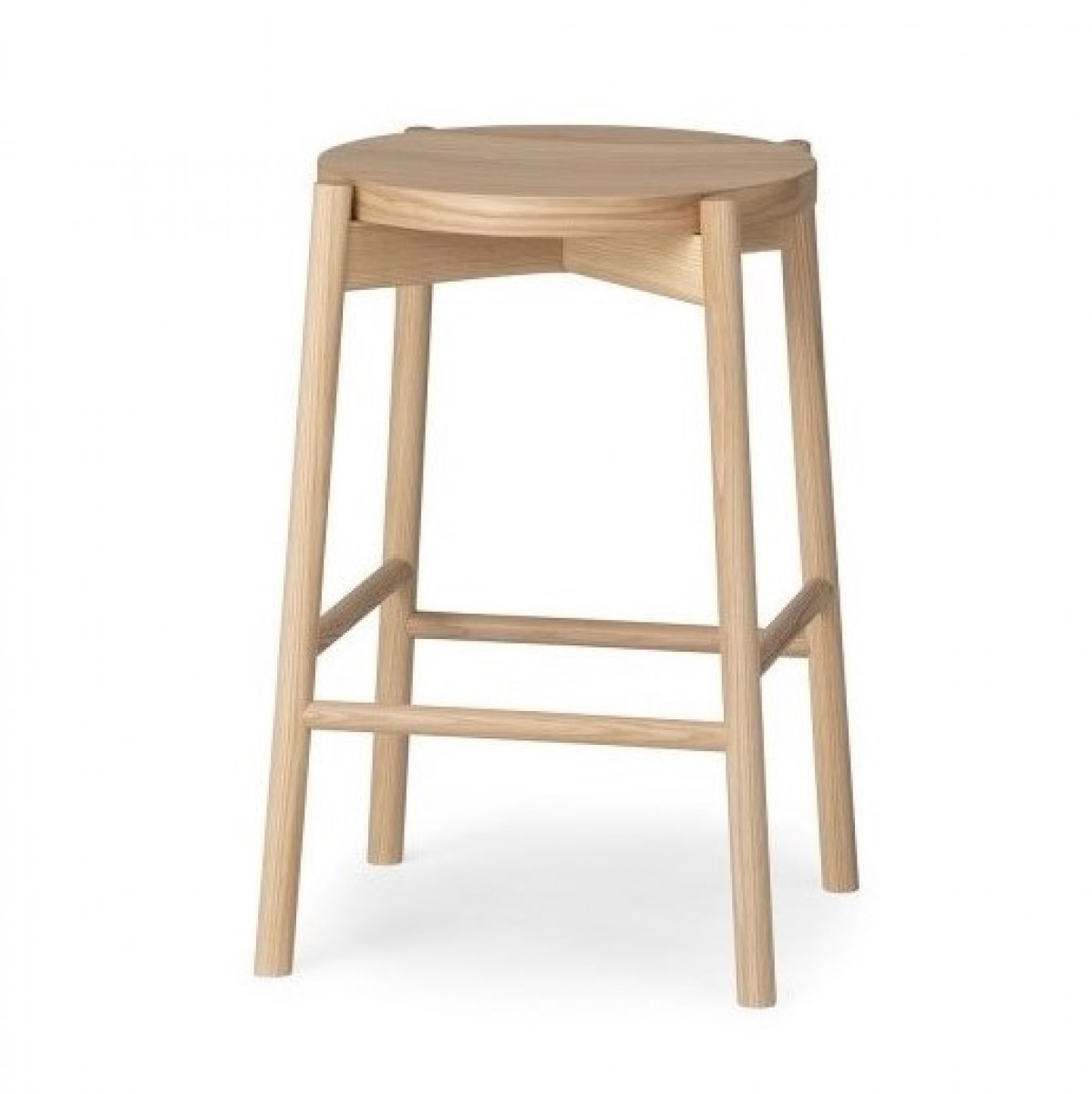 Kotan High Stool (Wooden Seat)