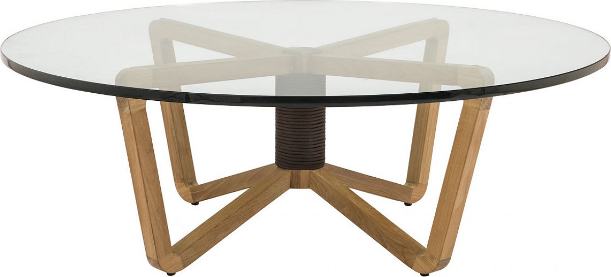 Eitlean Outdoor Teak Cocktail Table | Highlight image