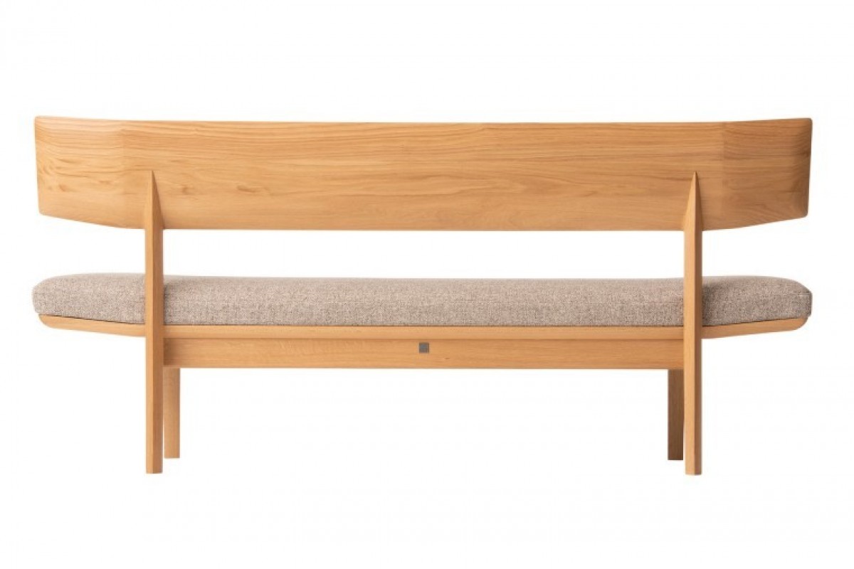 Wing Lux LD Bench with Backrest | Conde House | CHANINTR Wing Lux LD Bench with Backrest | Conde House | CHANINTR