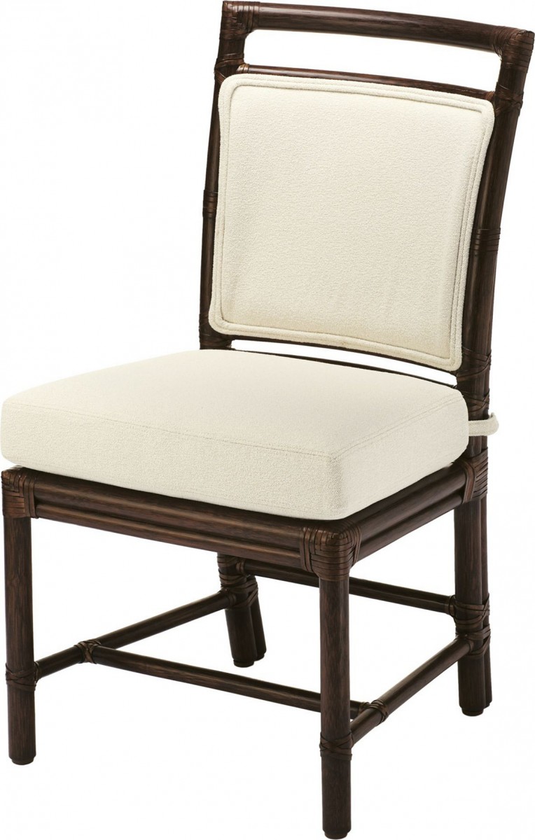 Rattan Target(R) Side Chair, Upholstered Back