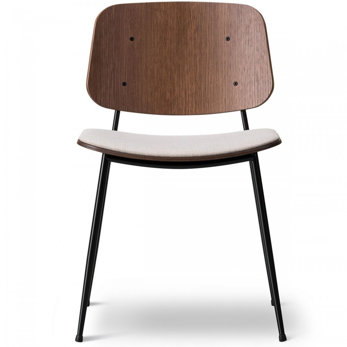 Søborg Metal Base Chair - Seat Upholstered