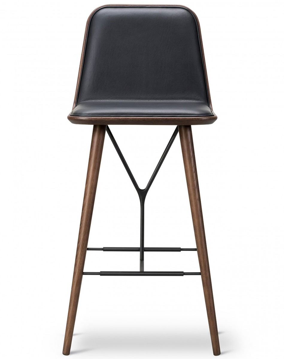 Spine Wood Barstool