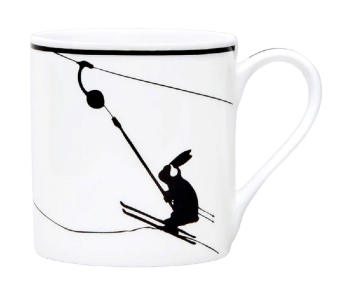 Button Lift Rabbit Mug