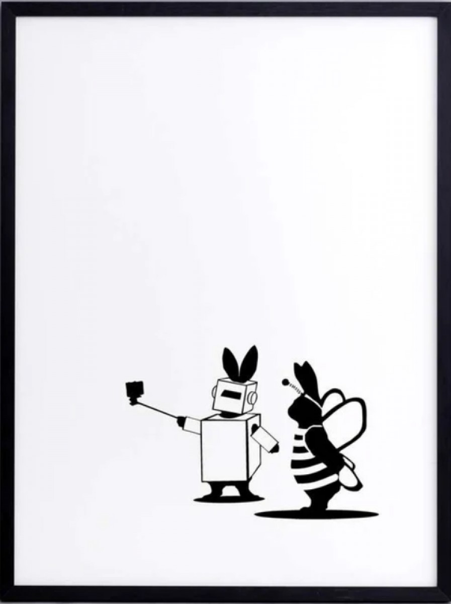 Fancy Dress Rabbit Print