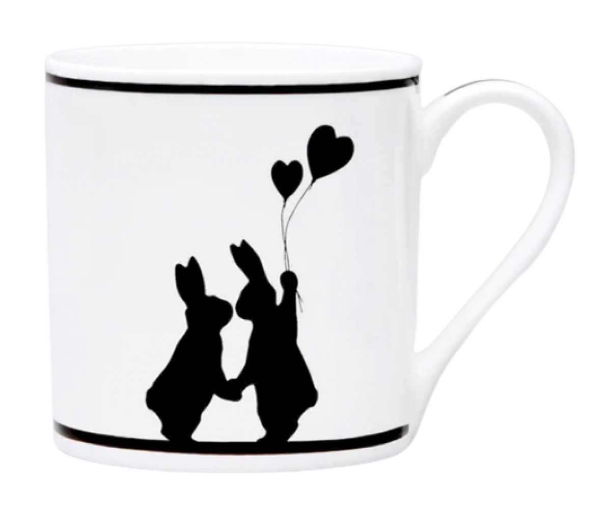 Lovestruck Rabbit Mug | Highlight image